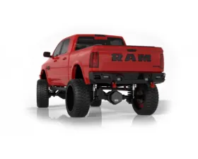 Road Armor Texture Black Center Section | Shackle End Pods | Beauty Ring Identity Rear Bumper Full Kit Dodge Ram 2500 | 3500 2019-2023
