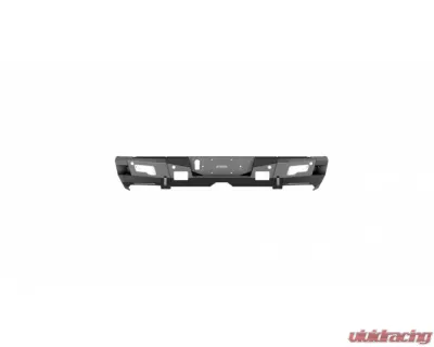 Road Armor Texture Black Center Section | Shackle End Pods | Beauty Ring Identity Rear Bumper Full Kit Dodge Ram 2500 | 3500 2019-2023 - 4192DR-B0-P2-MR-BH-B