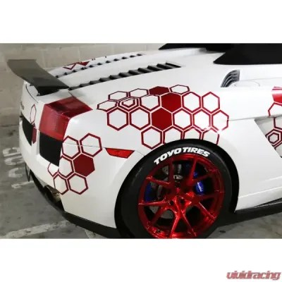 Tire Stickers 19-21" - 1.75" Toyo Tires Permanent Raised Rubber Lettering 8 Decals White - TOYTIR-1921-175-8-W