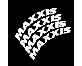 Tire Stickers Permanent Raised Rubber Lettering 'Maxxis' - 4 Of Each - 14