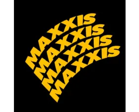 Tire Stickers Permanent Raised Rubber Lettering 'Maxxis' - 4 Of Each - 14