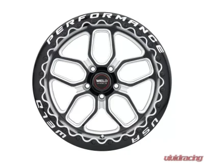 Weld Laguna Beadlock S907 Wheel 18x12 5x120 52mm Gloss Black MIL - DIA - S90782022P52