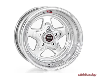 Weld Prostar Wheel 15x15 5x4.75 -13mm Polished Center - Polished Shell - 96-515284