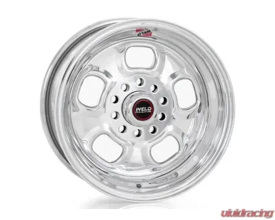 Weld Rodlite Wheel 15x14 5x4.5|5x4.75 0mm Polished Center - Polished Shell - 93-514354