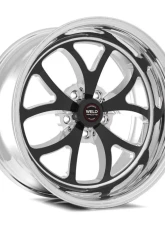 Weld S76 Wheel 18x9 5x4.75 15mm Black Center - Polished Shell                                     - 76HB8090B56A - Image 8