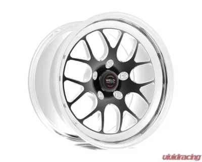 Weld S77 Wheel 15x7 5x4.5 13mm Black Center - Polished Shell - 77MB-507A45A