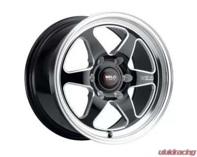 Weld Ventura 6 Drag S156 Wheel 17x7 6x139.7 0mm Gloss Black MIL - DIA - S15677084P00