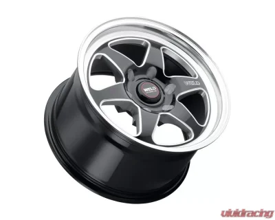 Weld Ventura 6 Drag S156 Wheel 17x7 6x139.7 0mm Gloss Black MIL - DIA - S15677084P00