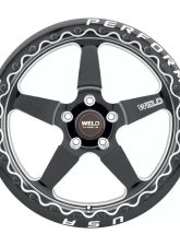 Weld Ventura Beadlock S904 Wheel 17x10 5x127 | 5x5 38mm Gloss Black MIL - Black Ring                                     - S90470075P38 - Image 2