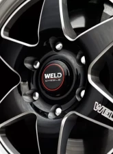 Weld Ventura 6 Drag S156 Wheel 17x7 6x139.7 0mm Gloss Black MIL - DIA                                     - S15677084P00 - Image 9