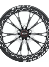 Weld Racing Belmont Beadlock S908 Wheel 18x12 5x120.65 +55mm Gloss Black Milled & Beadlock Ring Finish                                     - S90882063P55 - Image 2