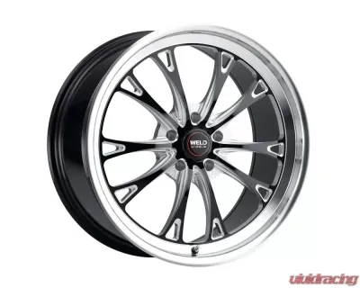 Weld Racing Belmont Drag S157 Wheel 18x12 5x120 +52mm Gloss Black Milled - S15782022P52
