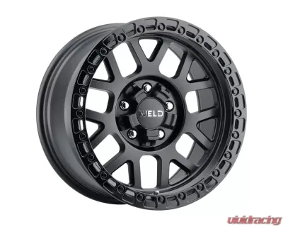 Weld Racing Cinch W104 Wheel 20x10 5x127 | 5x139.7 -18mm Satin Black with Gloss Black Ring - W10400057476