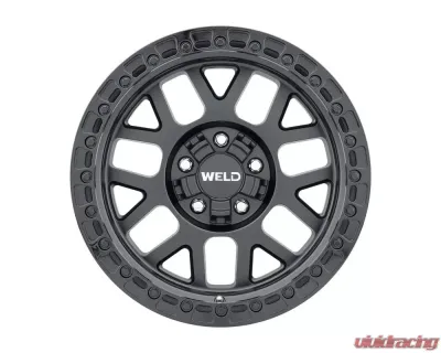 Weld Racing Cinch W104 Wheel 20x10 5x127 | 5x139.7 -18mm Satin Black with Gloss Black Ring - W10400057476