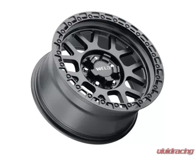 Weld Racing Cinch W104 Wheel 20x10 5x127 | 5x139.7 -18mm Satin Black with Gloss Black Ring - W10400057476