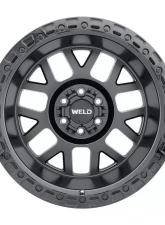 Weld Racing Cinch W104 Wheel 20x10 6x135 | 6x139.7 -18mm Satin Black with Gloss Black Ring                                     - W10400098476 - Image 2