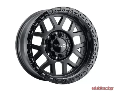 Weld Racing Cinch W104 Wheel 20x10 8x170 -18mm Satin Black with Gloss Black Ring - W10400017476