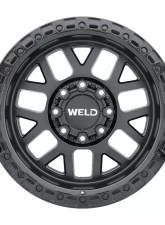 Weld Racing Cinch W104 Wheel 20x10 8x170 -18mm Satin Black with Gloss Black Ring                                     - W10400017476 - Image 2