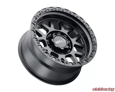 Weld Racing Cinch W104 Wheel 20x10 8x170 -18mm Satin Black with Gloss Black Ring - W10400017476
