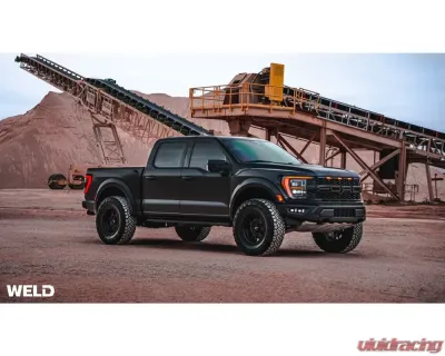 Weld Racing Cinch W104 Wheel 20x10 5x127 | 5x139.7 -18mm Satin Black with Gloss Black Ring - W10400057476
