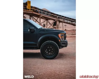 Weld Racing Cinch W104 Wheel 20x10 5x127 | 5x139.7 -18mm Satin Black with Gloss Black Ring - W10400057476