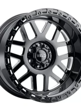 Weld Racing Cinch W105 Wheel 20x10 6x135 | 6x139.7 -18mm Gloss Black Milled with Gloss Black Ring                                     - W10500098476 - Image 9