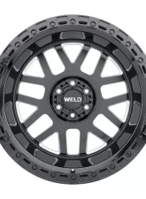 Weld Racing Cinch W105 Wheel 20x10 6x135 | 6x139.7 -18mm Gloss Black Milled with Gloss Black Ring                                     - W10500098476 - Image 2