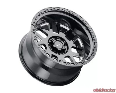 Weld Racing Cinch W105 Wheel 20x10 6x135 | 6x139.7 -18mm Gloss Black Milled with Gloss Black Ring - W10500098476