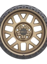 Weld Racing Cinch W115 Wheel 20x10 5x127 | 5x139.7 -18mm Satin Bronze with Satin Black Ring                                     - W11500057476 - Image 2