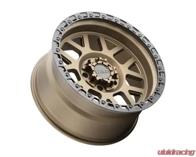 Weld Racing Cinch W115 Wheel 20x10 5x127 | 5x139.7 -18mm Satin Bronze with Satin Black Ring - W11500057476