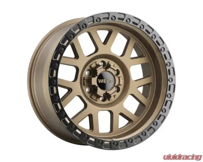 Weld Racing Cinch W115 Wheel 20x10 6x135 | 6x139.7 -18mm Satin Bronze with Satin Black Ring - W11500098476