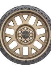 Weld Racing Cinch W115 Wheel 20x10 6x135 | 6x139.7 -18mm Satin Bronze with Satin Black Ring                                     - W11500098476 - Image 2