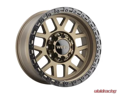 Weld Racing Cinch W115 Wheel 20x10 8x165.1 -18mm Satin Bronze with Satin Black Ring - W11500082476
