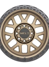 Weld Racing Cinch W115 Wheel 20x10 8x165.1 -18mm Satin Bronze with Satin Black Ring                                     - W11500082476 - Image 2