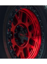 Weld Racing Cinch W133 Wheel 20x10 8x180 -18mm Candy Red with Satin Black Ring                                     - W13300018476 - Image 13
