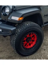 Weld Racing Cinch W133 Wheel 20x10 8x180 -18mm Candy Red with Satin Black Ring                                     - W13300018476 - Image 6