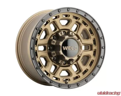 Weld Racing Crux W120 Wheel 17x9 8x165.1 0mm Satin Bronze with Satin Black Ring - W12079082501