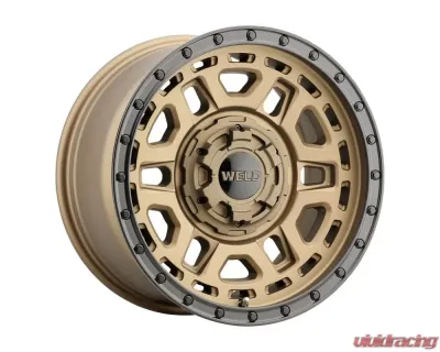 Weld Racing Crux W120 Wheel 17x9 5x114.3 | 5x127 0mm Satin Bronze with Satin Black Ring - W12079026501