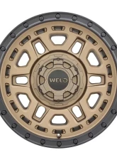 Weld Racing Crux W120 Wheel 17x9 5x114.3 | 5x127 0mm Satin Bronze with Satin Black Ring                                     - W12079026501 - Image 2