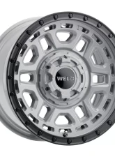 Weld Racing Crux W169 Wheel 17x9 6x135 | 6x139.7 -12mm Gloss Armor Gray with Satin Black Ring                                     - W16979098451 - Image 3