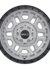 Weld Racing Crux W169 Wheel 17x9 6x135 | 6x139.7 -12mm Gloss Armor Gray with Satin Black Ring                                     - W16979098451 - Image 2