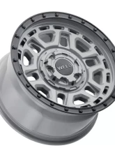 Weld Racing Crux W169 Wheel 17x9 6x135 | 6x139.7 -12mm Gloss Armor Gray with Satin Black Ring                                     - W16979098451 - Image 3