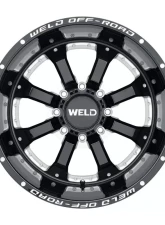 Weld Racing Granada Eight W125 Wheel 20x10 8x170 -18mm Gloss Black Milled                                     - W12500017476 - Image 2