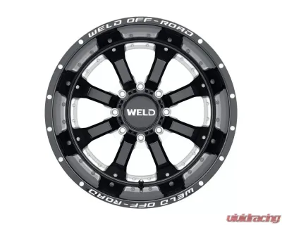 Weld Racing Granada Eight W125 Wheel 20x10 8x170 -18mm Gloss Black Milled - W12500017476
