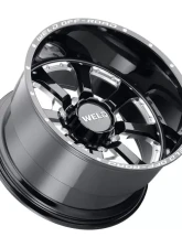 Weld Racing Granada Eight W125 Wheel 20x10 8x170 -18mm Gloss Black Milled                                     - W12500017476 - Image 3