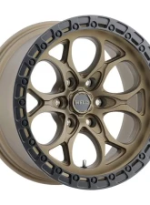 Weld Racing Ledge 6 W106 Wheel 18x9 6x139.7 -12mm Satin Bronze with Satin Black Ring                                     - W10689084451 - Image 3