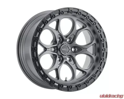 Weld Racing Ledge 6 W107 Wheel 18x9 6x135 0mm Satin Gunmetal with Satin Black Ring - W10789089501