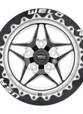 WELD Street & Strip RT-S S81 Beadlock Wheel 17x11 5X4.5 Polished                                     - 81MP7110A68F - Image 3