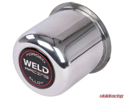 Weld Racing 3.175in Diameter Aluminum Polished Center Caps and Hub Covers - P605-5083