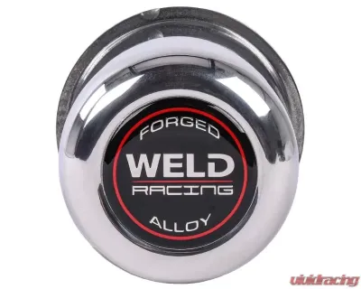 Weld Racing 3.175in Diameter Aluminum Polished Center Caps and Hub Covers - P605-5083